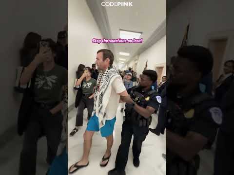 Veteran arrested for protesting war & sanctions in Congress
