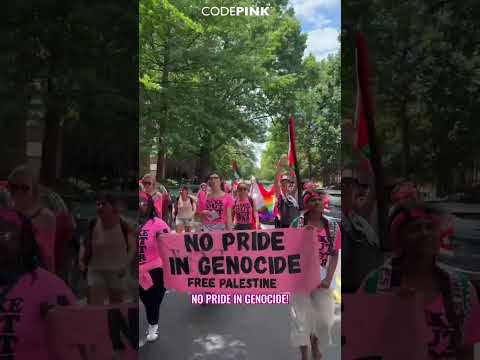 NO PRIDE IN GENOCIDE!