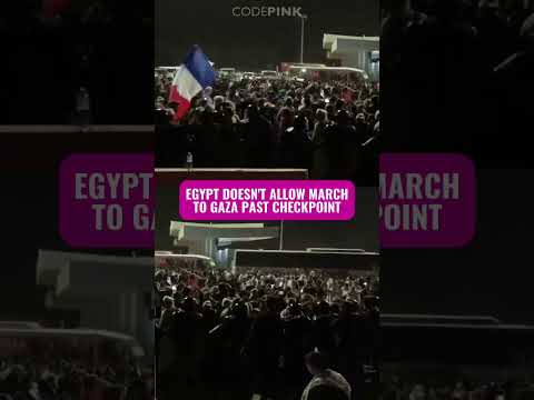 Egypt won't let the March to Gaza pass