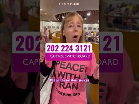 URGENT: STOP TRUMP’S  MARCH TO WAR WITH IRAN