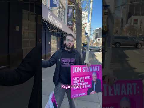 Telling Jon Stewart: Stop the war propaganda!