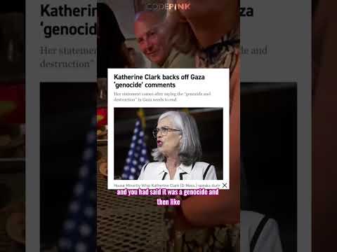 We asked Minority Whip Rep. Katherine Clark why she backtracked on genocide statement