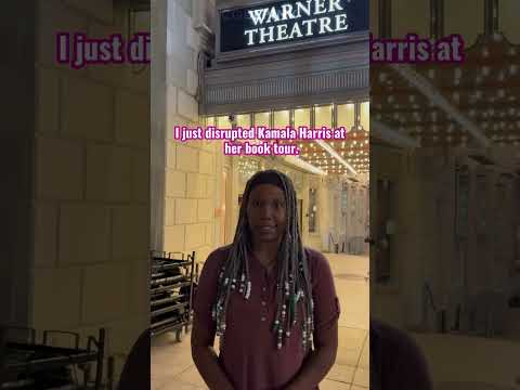 “YOUR LEGACY WILL ALWAYS BE GENOCIDE” — KAMALA DISRUPTED