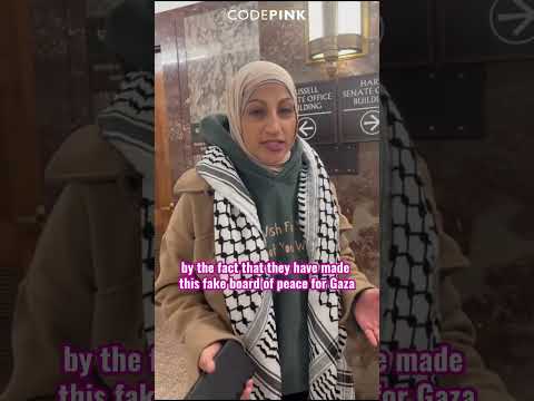 ACTIVIST CONFRONTS MARCO RUBIO:  "PEACE WITHOUT PALESTINIANS IS A LIE”