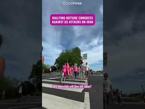 🇮🇷 NOW: We’re rallying outside Congress opposing US murderous attacks on Iran