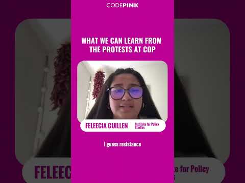 What can we learn from the protests at COP this year?