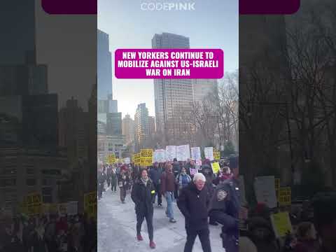 NYC protests war on Iran