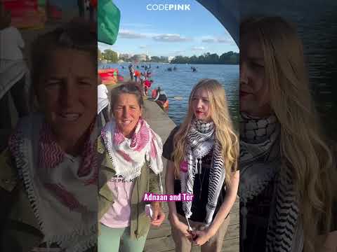 D.C. ACTIVISTS TAKE TO THE POTOMAC RIVER IN SOLIDARITY WITH THE  GLOBAL SUMUD FLOTILLA