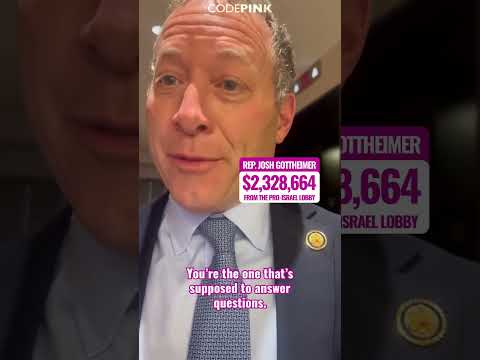 Rep. Gottheimer deflects questions about his support for Israel