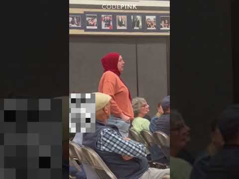CONSTITUENTS CONFRONT  REP. LARSEN IN TOWN HALL