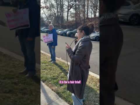 Supporting hunger strike demands at British Embassy in Washington D.C.