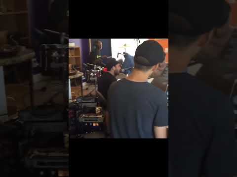 ​@theexpanders recording the rhythm track for Struggler's Time (2016) 🥁🥁🥁