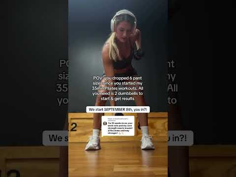 New series starts tommorow!! Who’s in?!  #GirlsWhoLift #TonedAndStrong #PilatesWithWeights #Women