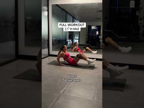 deep core workouts like this everyday 🖇️ in bio • #GirlsWhoLift #TonedAndStrong #PilatesWithWeights