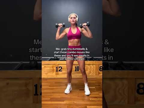 Grab 2 dumbbells & lock in with us #GirlsWhoLift #TonedAndStrong #PilatesWithWeights #WomenWhoWorkou