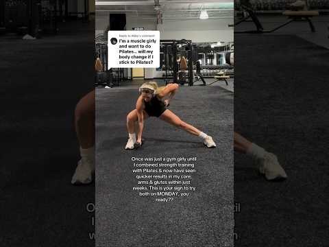 Muscle girly & Pilates princess all in one #transformation #tranformationchallenge #fullbodyworkout