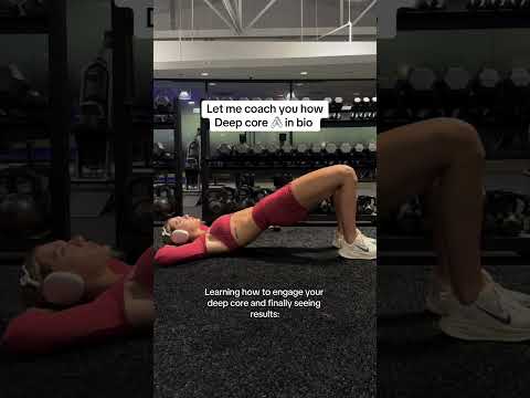 Learn how to engage your core properly #FullBodyWorkout #PilatesForWomen #DumbbellWorkout #StrongGir