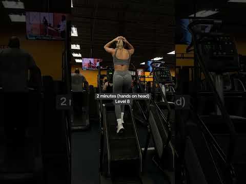 Hourglass body stairmaster routine Helps work off that lower back fat and gets you looking snatched