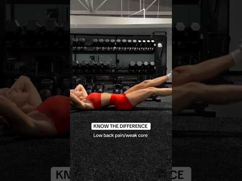 No core results & Low back pain Learn how to effectively activate your core #abworkouts #core #gym