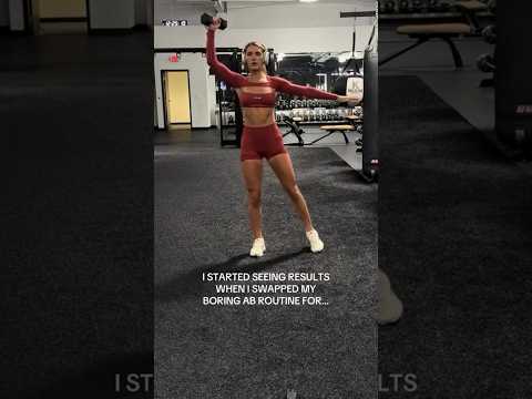 These standing ab workouts #FullBodyWorkout #PilatesForWomen #DumbbellWorkout #StrongGirls #gym #abw