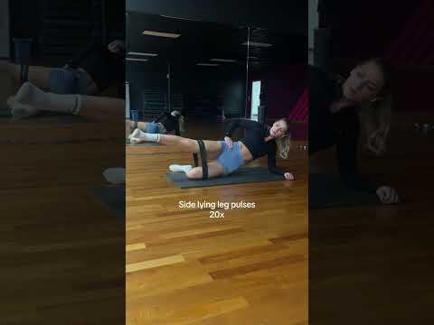 Inner thigh workout for slim and sexy inner thighsAll you need is a band! #pilates #pilateslovers