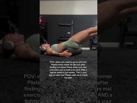 Helping you get toned core & sculpted body with just a mat & dumbbells 🖇️ in bio • #GirlsWhoLift