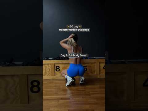 30 day transformation challenge All at home workouts! ✨Day 7: full body workout✨ • #fullbodyworkout