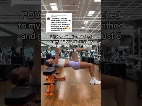 This is your sign to try the 3-2-1 method  #FullBodyWorkout #PilatesForWomen #DumbbellWorkout #gym
