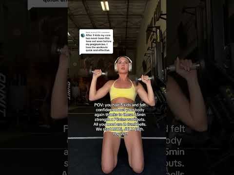 Right from your living room #FullBodyWorkout #PilatesForWomen #DumbbellWorkout #StrongGirls #Pilates