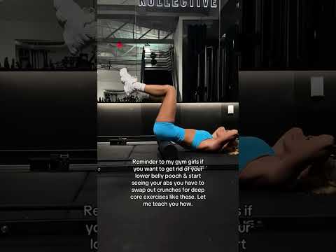 Deep core everyday to get you results in just weeks 🖇️ in bio • #GirlsWhoLift #TonedAndStrong #gym