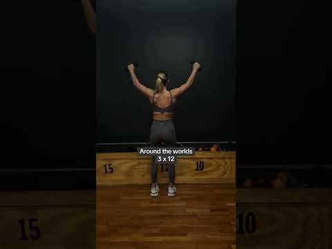 Dumbbell only workout for sexy and defined shoulders✨ • • • •  #shoulder #shoulderworkout #workout
