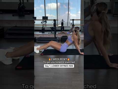 2 WEEK RESET, join and follow along for day 2 Tag your workout bestie & let’s get started #FullBodyW