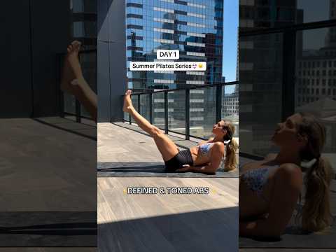Summer Pilates series: all workouts under 25min & can be done from home/at gym! #easyworkout #gym