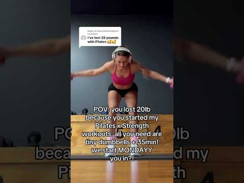 The best workouts #FullBodyWorkout #PilatesForWomen #DumbbellWorkout #StrongGirls #PilatesStrength #