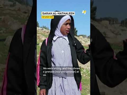 Palestinian Students Attacked by Israeli Tear Gas