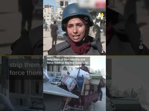 Al Jazeera Reporter Breaks Down After Being Displaced Again