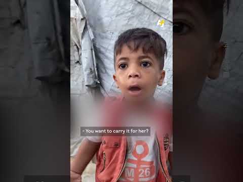 Gaza Child Calls Himself “Man of the House”