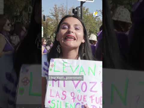 Tens of Thousands of Chilean Women Protest New President