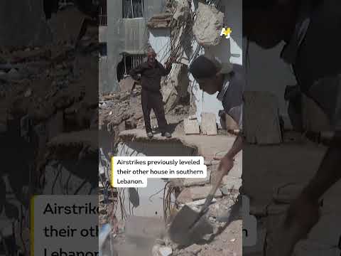This Lebanese family is living on the rubble of their home after Israel destroyed it