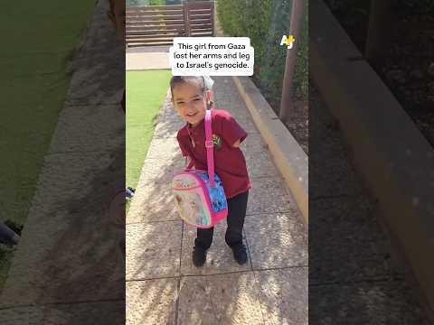 Gaza Child Amputee Starts Preschool
