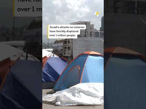 Lebanese Woman Refuses to Be Displaced