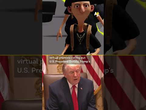 Young People Protest ICE on Roblox