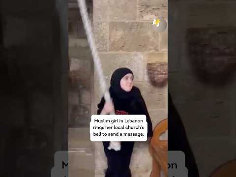 Lebanese Muslim Girl Sends a Message of Unity