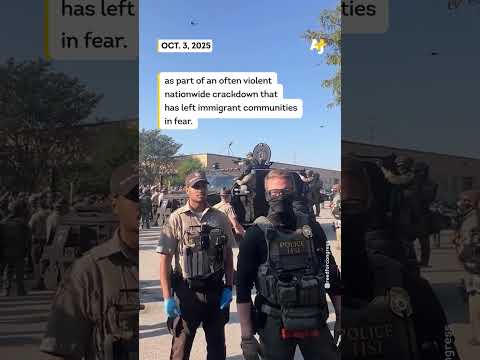 U.S. Immigration Police Attack a Father and Daughter