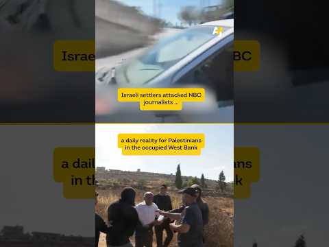 Israeli Settlers Attack Journalists and Palestinian Woman