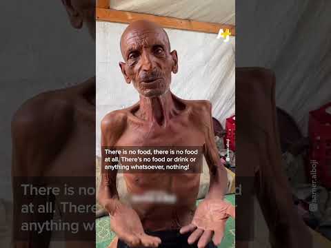 75-Year-Old in Gaza Starving to Death Under Israeli Siege
