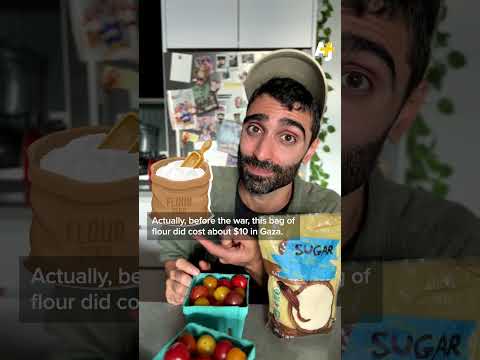 Can you guess how much a bag of sugar costs right now in Gaza?