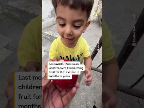 This Child in Gaza Had Eggs for the First Time in Months