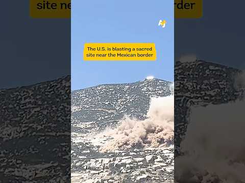 U.S. Dynamites Sacred Indigenous Site