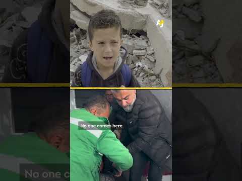 “God Is With Me” – A Child Walking To School In Gaza